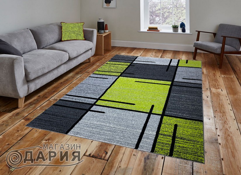 Тъкан килим MAGNOLIA 704 l.grey/green